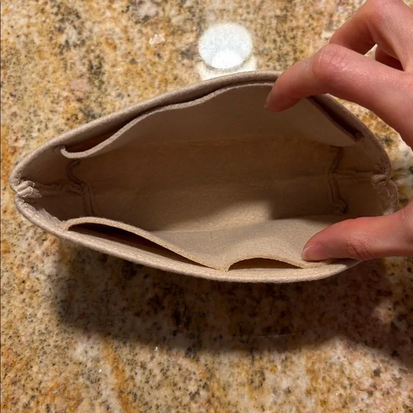 Longchamp Le Pilage Green Pouch with Strap and insert - Picture 8 of 16